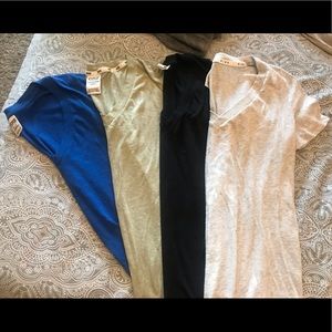 Victoria Secret Pink basic v neck bundle.